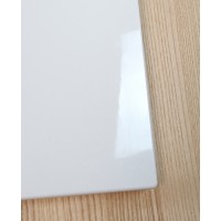 LOISTE - korkeakiiltokalvo valkoinen kalusteovi.  Hintalaskuri. 