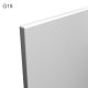 Helmi Iskunkestävä maalarin valkoinen kaapin ovi 915 x 405 mm