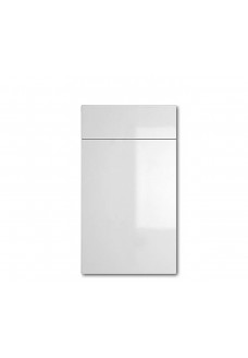 Loiste korkeakiilto valkoinen kaapin ovi 700 x 385 mm