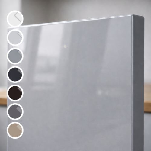 LOISTE 7C -korkeakiiltokalvo kalusteovi. 7-Colors. Mittojen mukaan. 